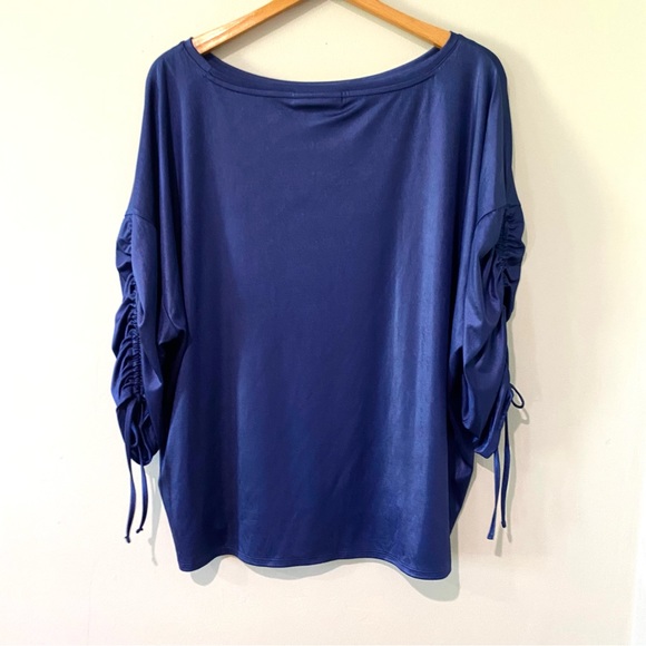 Jennifer Lopez Blue Top XL - Picture 3 of 5